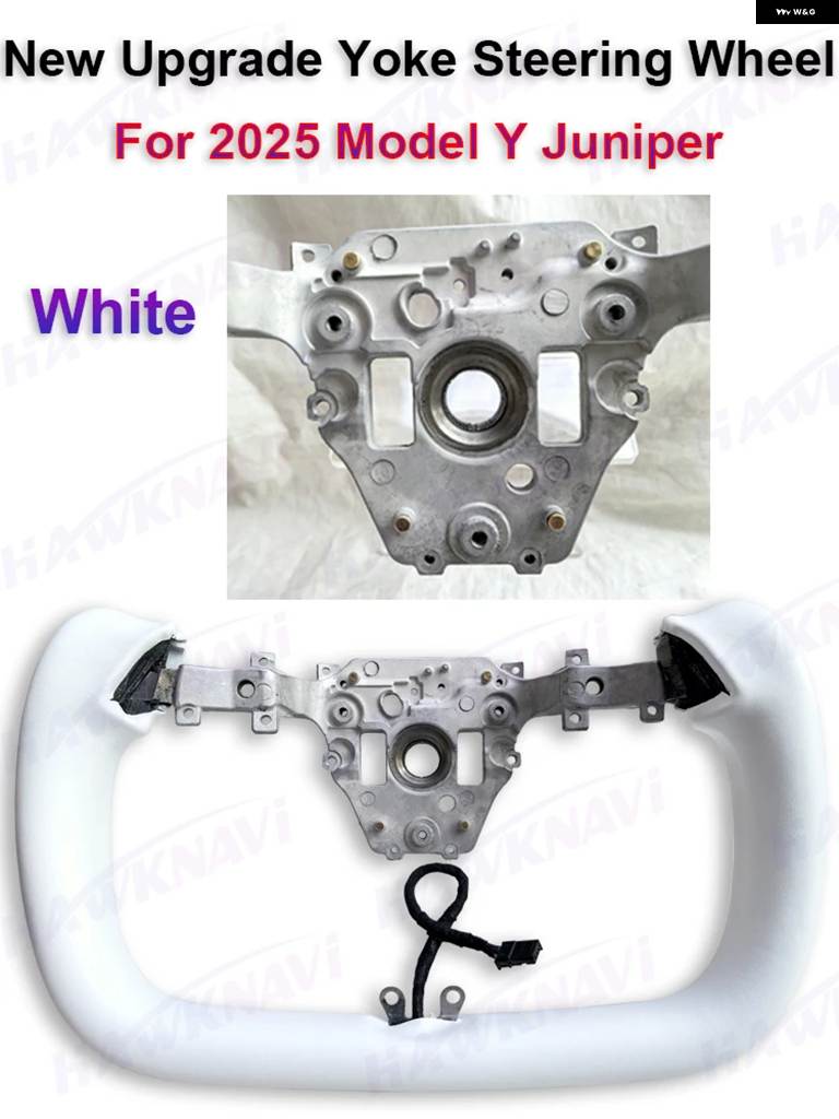 並行輸入品 2025 350MM ヨーク ステアリングホイール テスラ モデルY ジュニパー ヒーティングヨークハンドル ナッパレザー モディファイド