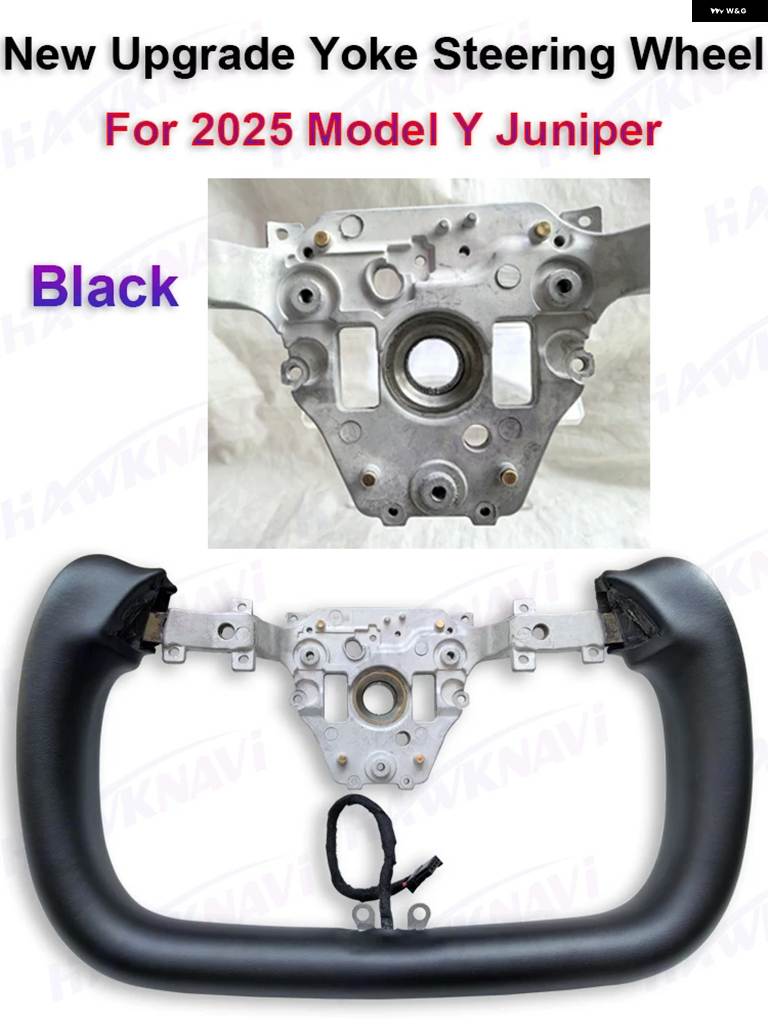 並行輸入品 2025 350MM ヨーク ステアリングホイール テスラ モデルY ジュニパー ヒーティングヨークハンドル ナッパレザー モディファイド