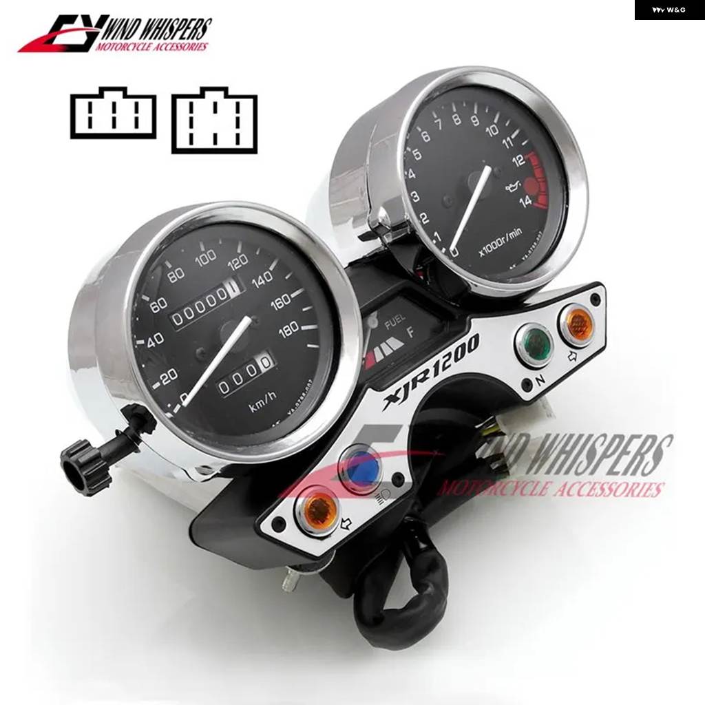 並行輸入品 オートバイ ゲージ クラスター スピード メーター タコメーター 計器 アセンブリ ヤマハ XJR1200 XJR 1200 1992-1997の画像