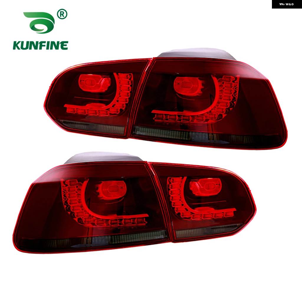 並行輸入品 車用 テールライト アセンブリ VW GOLF6 MK6 R20 2008-2013 ブレーキライト と 車用LED テールライトの画像