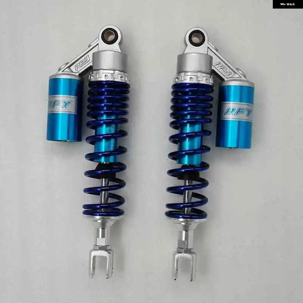 並行輸入品 8MM スプリング 360MM バイクショック アブソーバー ホンダ CB900F CB1100F CBX1000 ヤマハ カワサキ クロームの画像