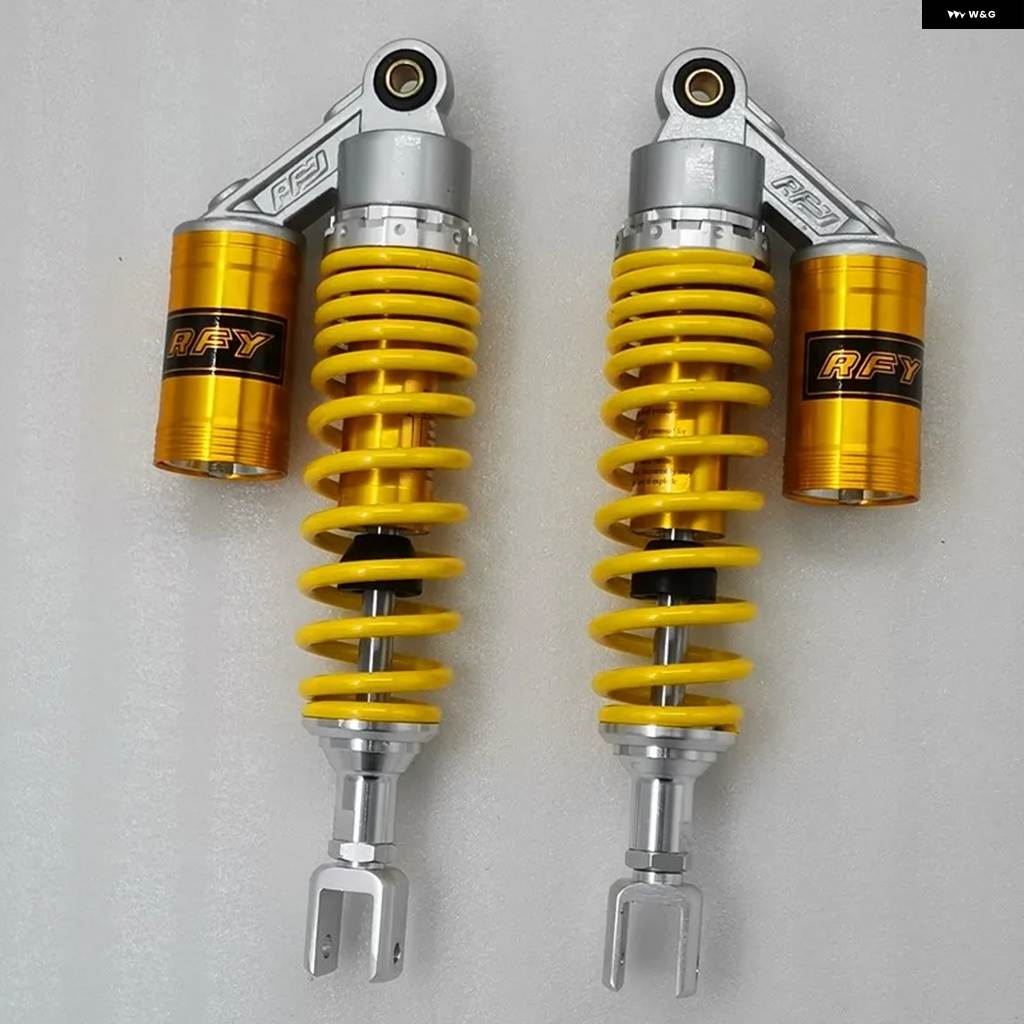 並行輸入品 8MM スプリング 360MM バイクショック アブソーバー ホンダ CB900F CB1100F CBX1000 ヤマハ カワサキ クロームの画像