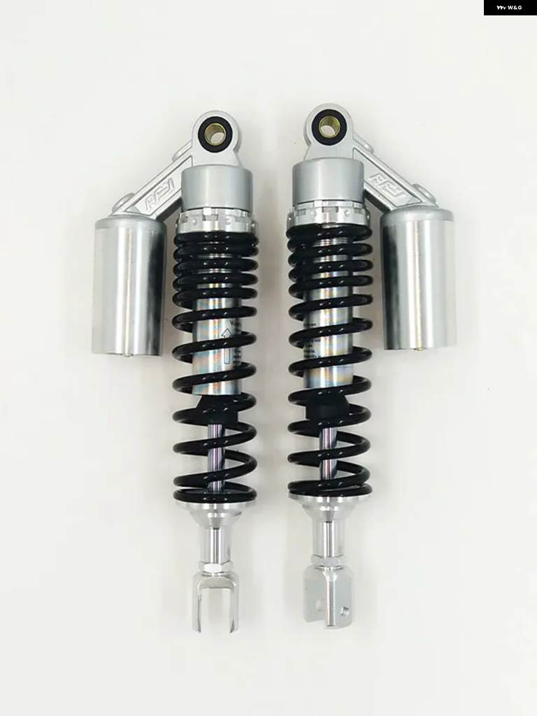 並行輸入品 8MM スプリング 360MM バイクショック アブソーバー ホンダ CB900F CB1100F CBX1000 ヤマハ カワサキ クロームの画像
