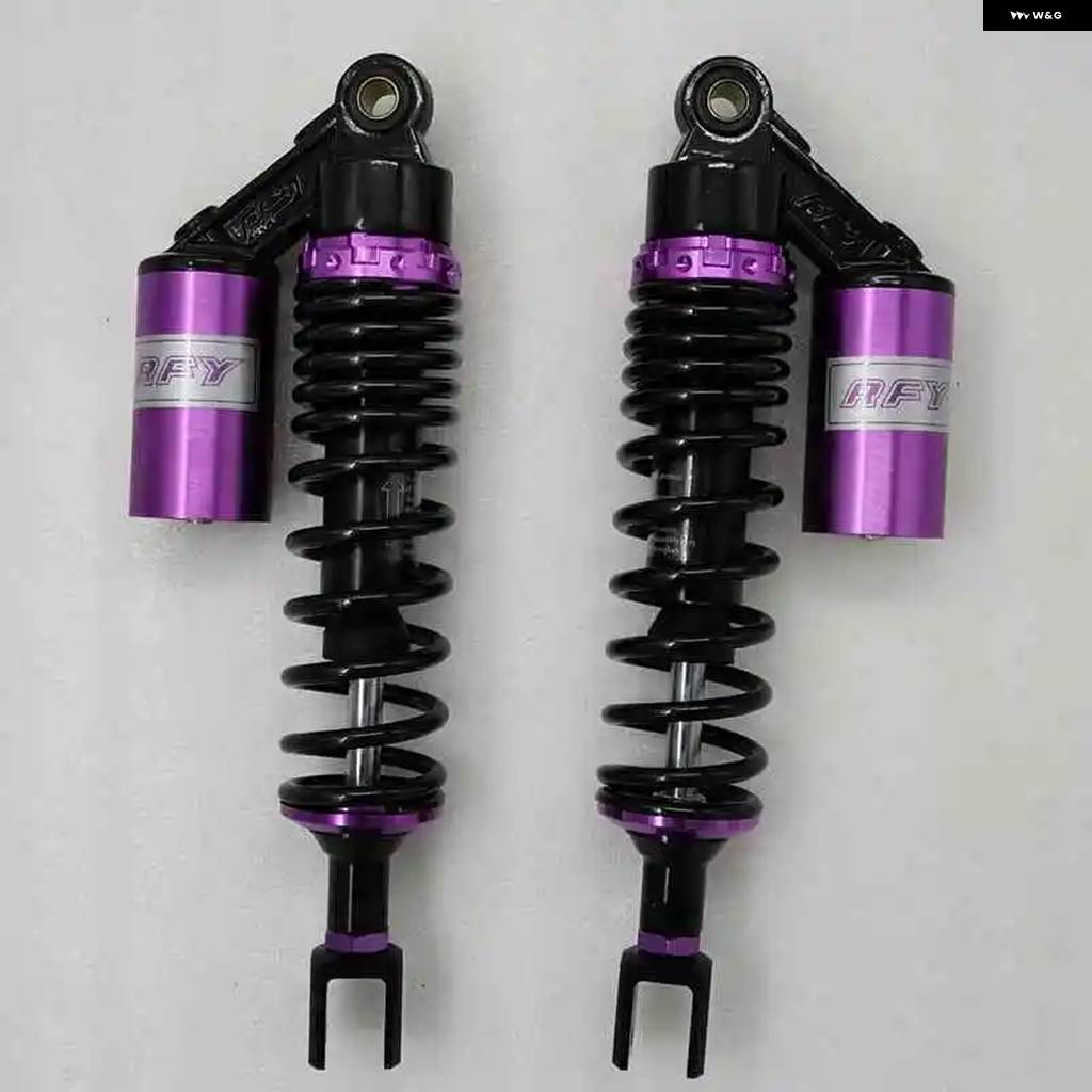 並行輸入品 8MM スプリング 360MM バイクショック アブソーバー ホンダ CB900F CB1100F CBX1000 ヤマハ カワサキ クロームの画像