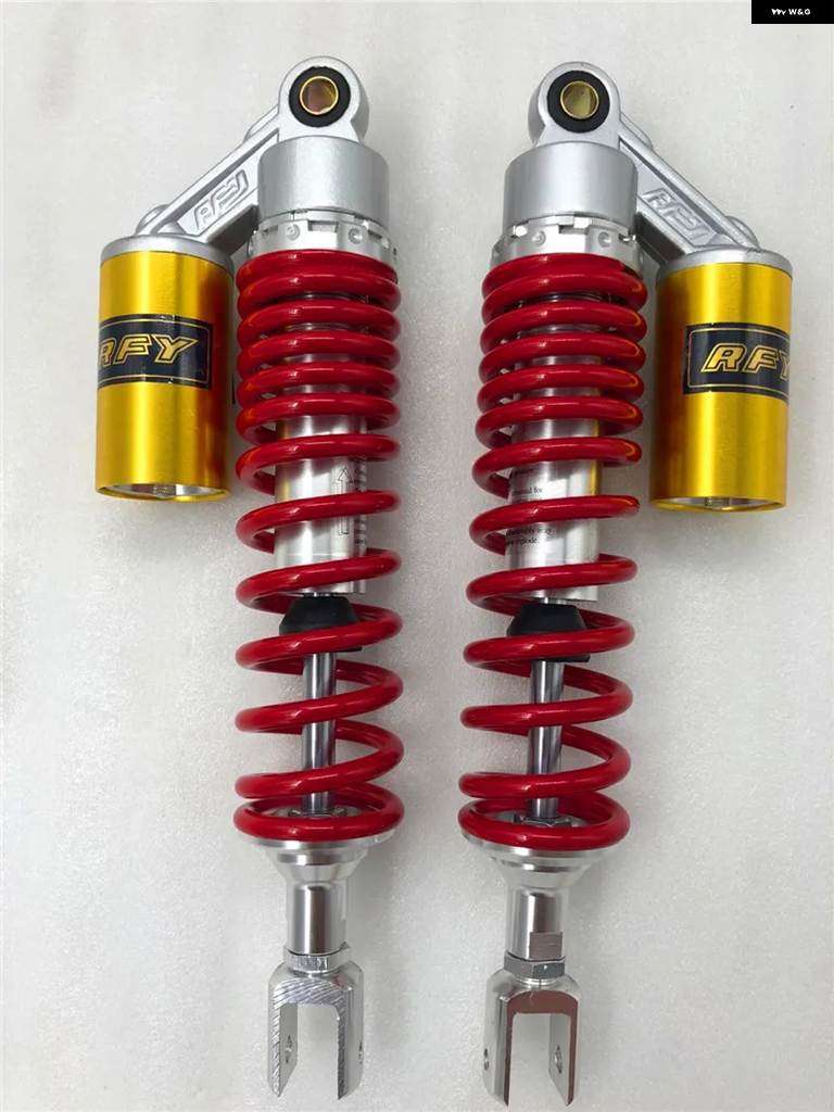 並行輸入品 8MM スプリング 360MM バイクショック アブソーバー ホンダ CB900F CB1100F CBX1000 ヤマハ カワサキ クロームの画像