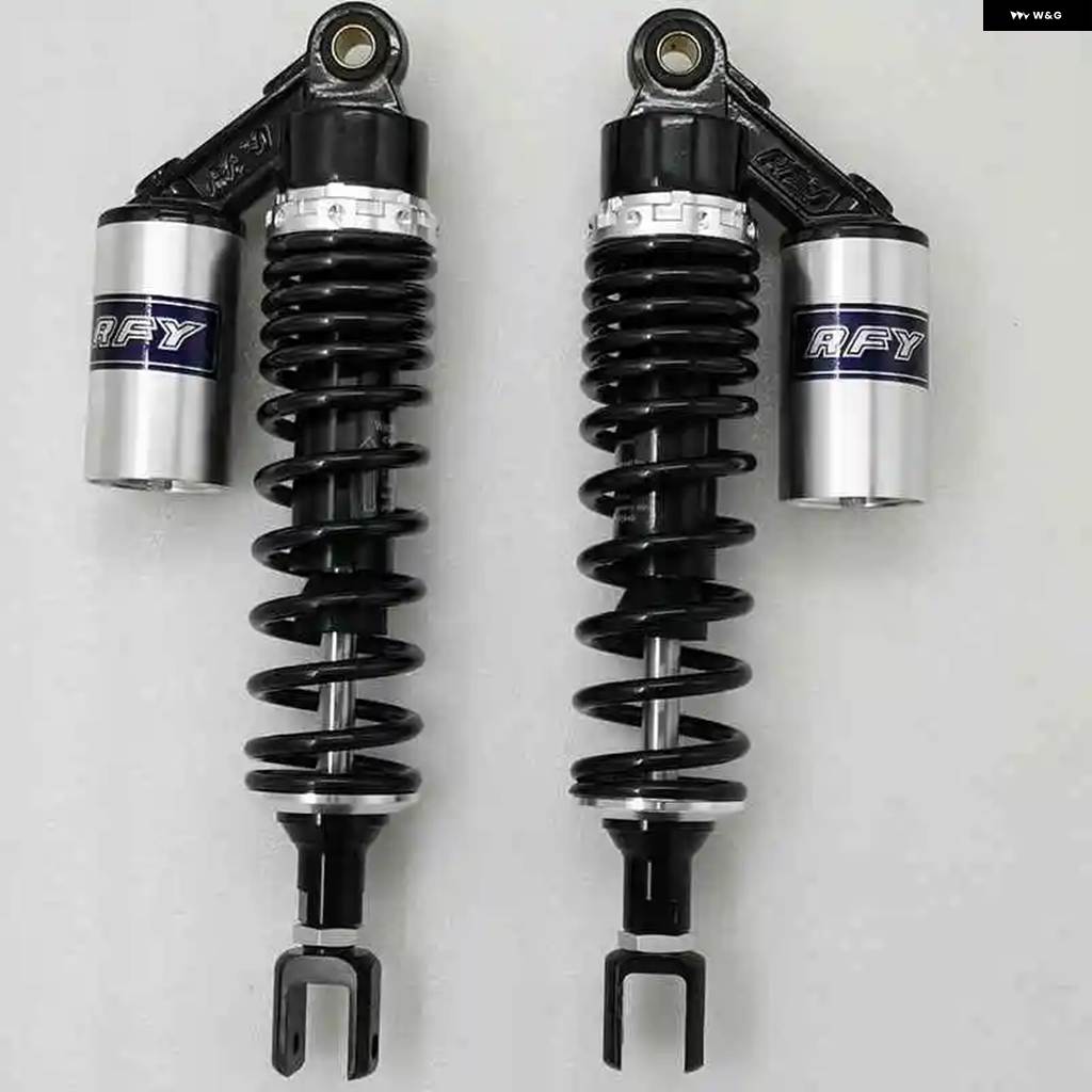並行輸入品 8MM スプリング 360MM バイクショック アブソーバー ホンダ CB900F CB1100F CBX1000 ヤマハ カワサキ クロームの画像