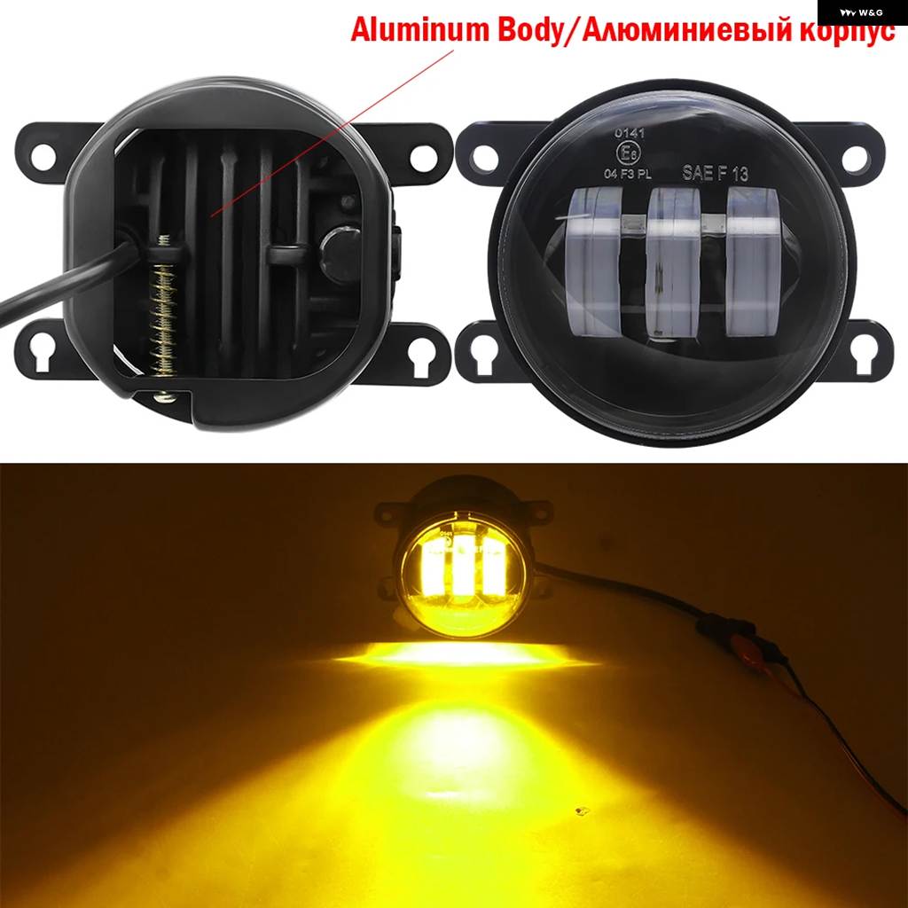 並行輸入品 フォグライト アセンブリ ポルシェ カイエン 955 2002-2015 車用 フロント バンパー LED フォグランプ DRL 30W 6000LM 12Vの画像
