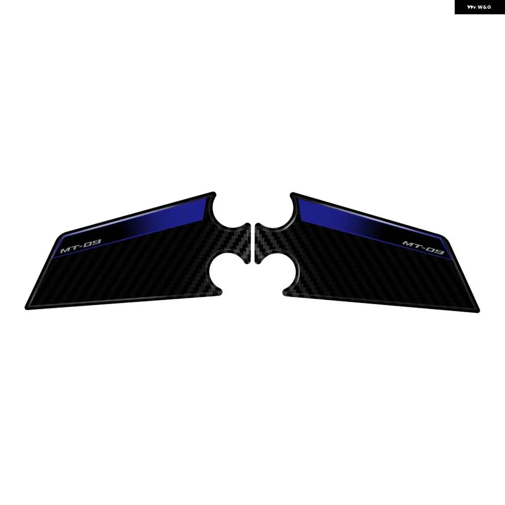 並行輸入品 MT-09 2024年式用 バイク 防水 ステッカー サイド パッド ステッカー キット 3D樹脂 ステッカーの画像