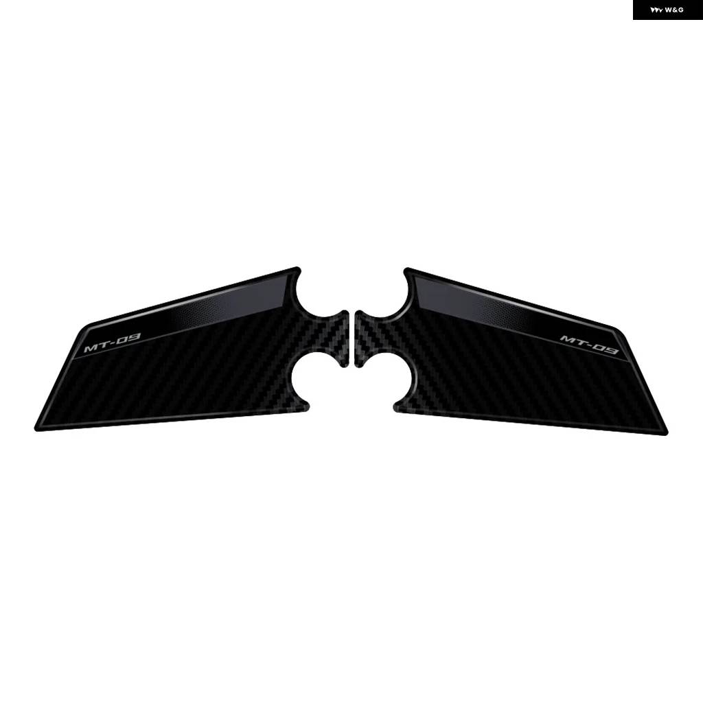 並行輸入品 MT-09 2024年式用 バイク 防水 ステッカー サイド パッド ステッカー キット 3D樹脂 ステッカーの画像