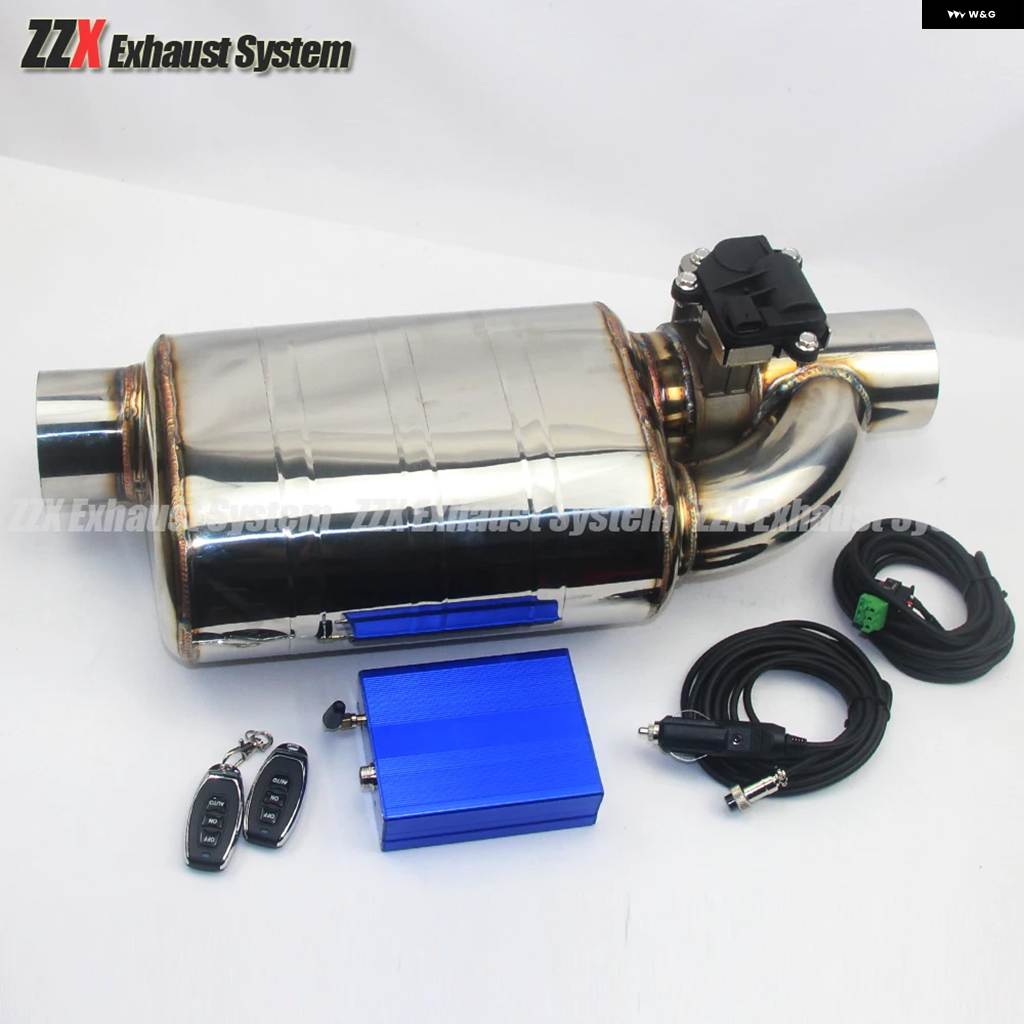 並行輸入品 車用マフラーマフラー 304 ステンレス 電子リモート コントロール バルブ マフラー E46用_4