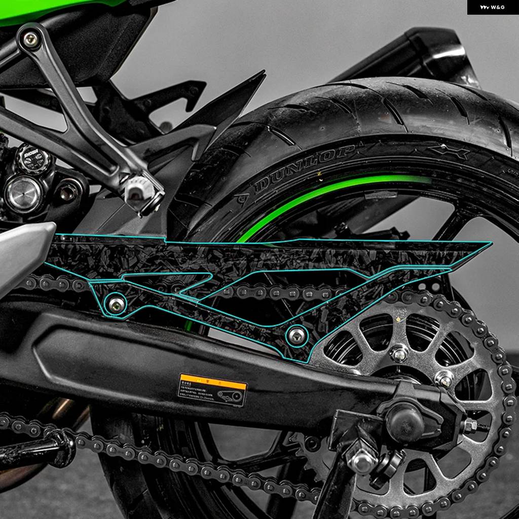 並行輸入品 カワサキ ZX4R ZX4RR バイク カーボン ステッカー 装飾