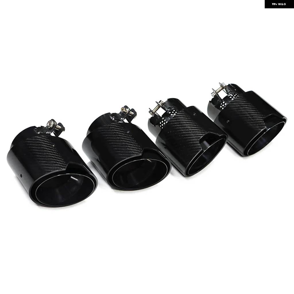 並行輸入品 BMW M2 M3 M4 G87用マフラー Mパフォーマンスカーボンテール パイプ ステンレス ノズル排気 システムの画像