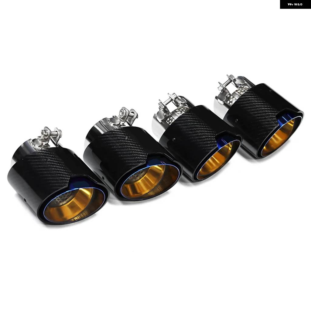 並行輸入品 BMW M2 M3 M4 G87用マフラー Mパフォーマンスカーボンテール パイプ ステンレス ノズル排気 システムの画像