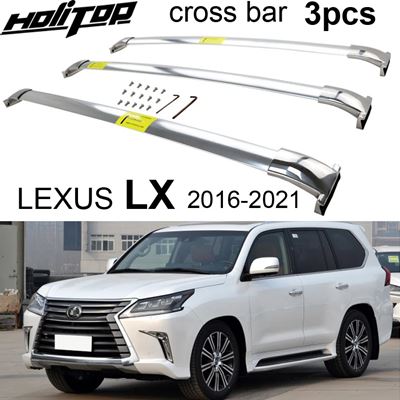 レクサスLX LX570 2016-2021 ルーフレール ルーフラック クロスバー