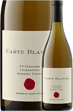 �y�J���g�u�����V���z �V�����h�l �gUV���B�����[�h�h �\�m�}�E�R�[�X�g [2022] CARTE BLANCHE Chardonnay UV Vineyard, Sonoma Coast 750ml