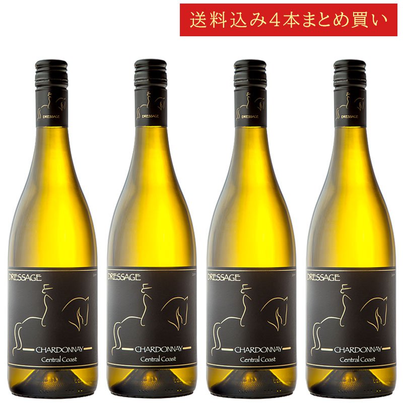 《送料込み4本まとめ買い》 キャッスル・ロック ドレサージュ・シャルドネ カリフォルニア Castle Rock Winery Dressage Central Coast Chardonnay 750ml
