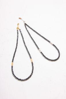 PIECE OF CHORD】HEMATITE×METAL ネックレス : an353 : CAMBIO - 通販