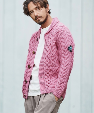 カンビオHIMALAYAN CLIMBER'S HAND-KNIT カーディガン CAMBIO（カンビオ） 【】【HIMALAYAN CLIMBERS HAND-KNIT】手編み