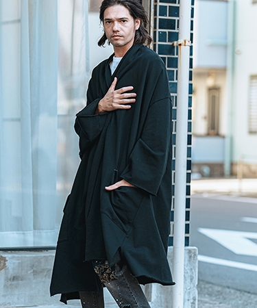 CAMBIO（カンビオ） 【】KIMONO Like Sweat Gown スウェットガウン