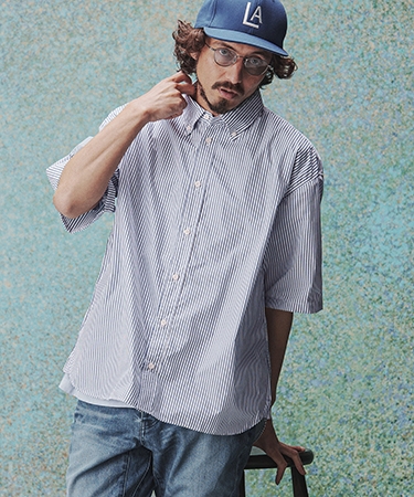 THEOREM 【THEOREM(セオレム)】High Tech Stripe HS Shirt ストライプ