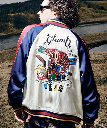 予約商品 glamb グラム スカジャン メンズ Knit Ska Jumper/ニットスカ