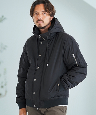 Magine（マージン） 【】Nylon Rip-Stop Stretch N-2B Jacket 