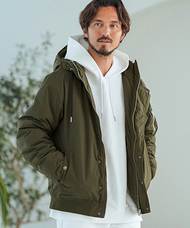 Magine（マージン） 【】Nylon Rip-Stop Stretch N-2B Jacket 
