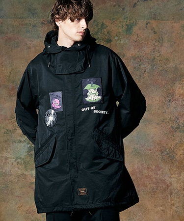 glamb（グラム） 【】Emblem High Neck Mods Coat エンブレム