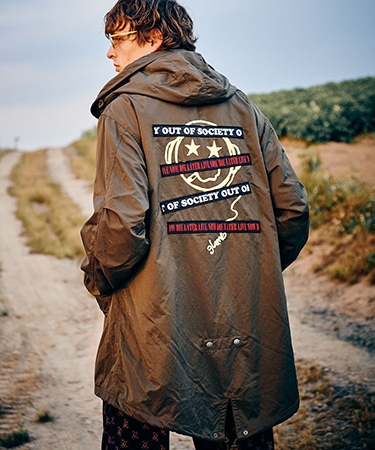 glamb（グラム） 【】Emblem High Neck Mods Coat エンブレム