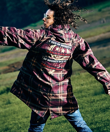 glamb（グラム） 【】Emblem High Neck Mods Coat エンブレム