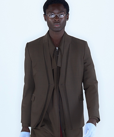 【HATRA(ハトラ)】Dub Tailored Jacket テーラードジャケット(OU01-25ss)の画像
