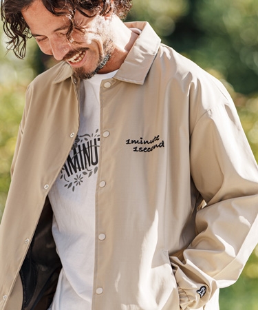 1minute 1second（ワンミニットワンセカンド） 【】 coach jacket with