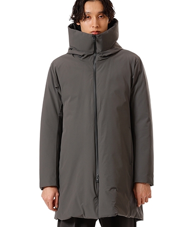 アタッチメント　ダウン　Sサイズ ATTACHMENT（アタッチメント） 【】3LAYER LIGHT TAFFETA HOODED DOWN