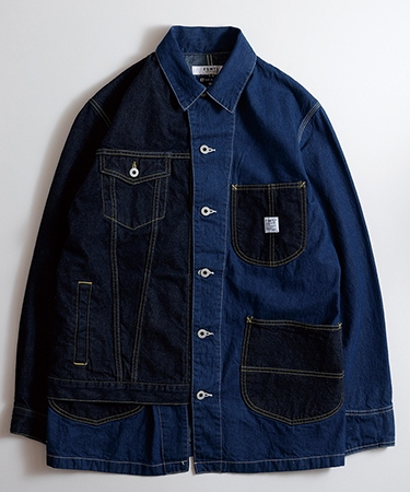 FDMTL（ファンダメンタル） 【】THIRD JACKET COVERALL RINSE