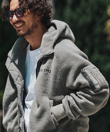 felkod フィルコッド ペイズリー ブルゾン 完売品 Мサイズ felkod（フィルコッド） 【】Soft Boa Hooded MA-1 MA-1ジャケット