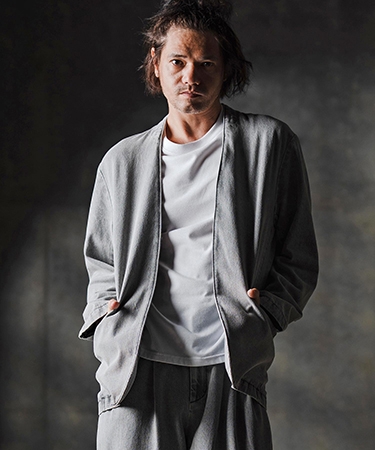 GLIMCLAP 【GLIMCLAP(グリムクラップ)】Denim minimal Jacket