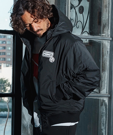 【seventy seven(セブンティセブン)】padding hoodie rib JKT 中綿ジャケット(7725W050)_2