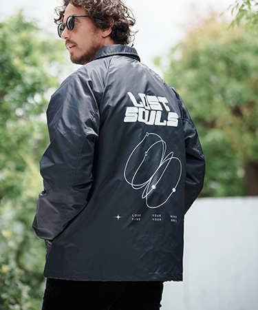 CAMBIO（カンビオ） 【】LOST SOULS Print Coach Jacket ジャケット