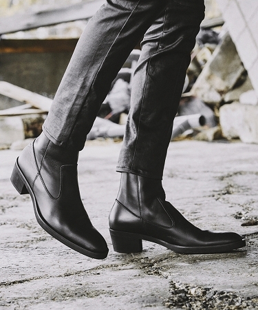 NO ID.（ノーアイディー） 【】バックZIPヒールブーツ(851208-234F