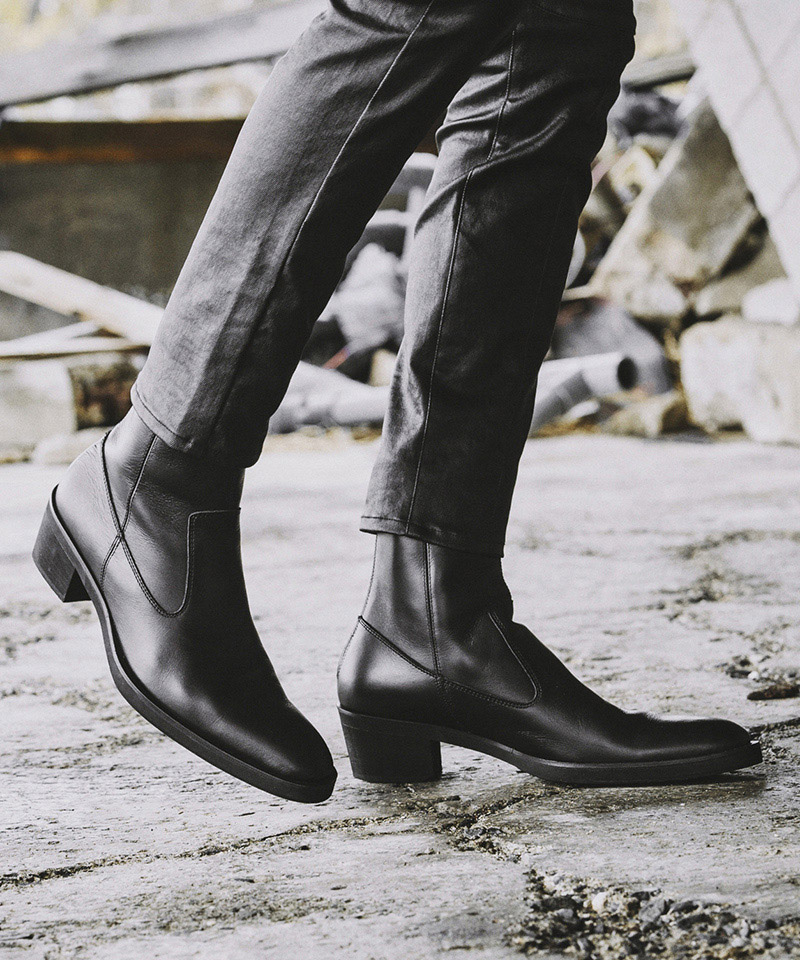 NO ID.（ノーアイディー） 【】バックZIPヒールブーツ(851208-234F