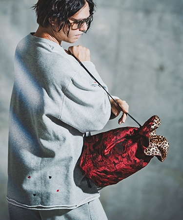 GLIMCLAP 【GLIMCLAP(グリムクラップ)】Botanical Jacquard Pouch Bag 