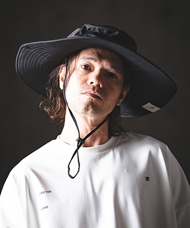 GLIMCLAP 【GLIMCLAP(グリムクラップ)】Long Brim Field Hat サファリ
