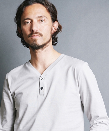 【Magine(マージン)】BD CTN V-N HENLY L-S ヘンリーネックカットソー(2512-011) | Magine | 02