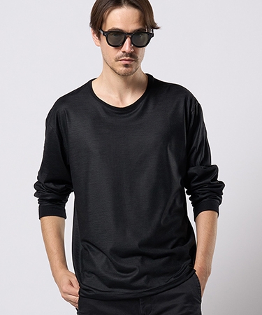ロージーモンスター　クールヴェール　カットソー wjk 【wjk】ex.comfy wool L-S サマーウールカットソー(7127 wn08h