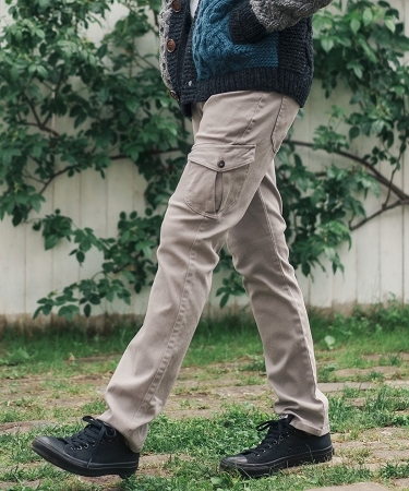 CAMBIO(カンビオ)】Bio Wash Stretch Twill Skinny Cargo Pants カーゴ