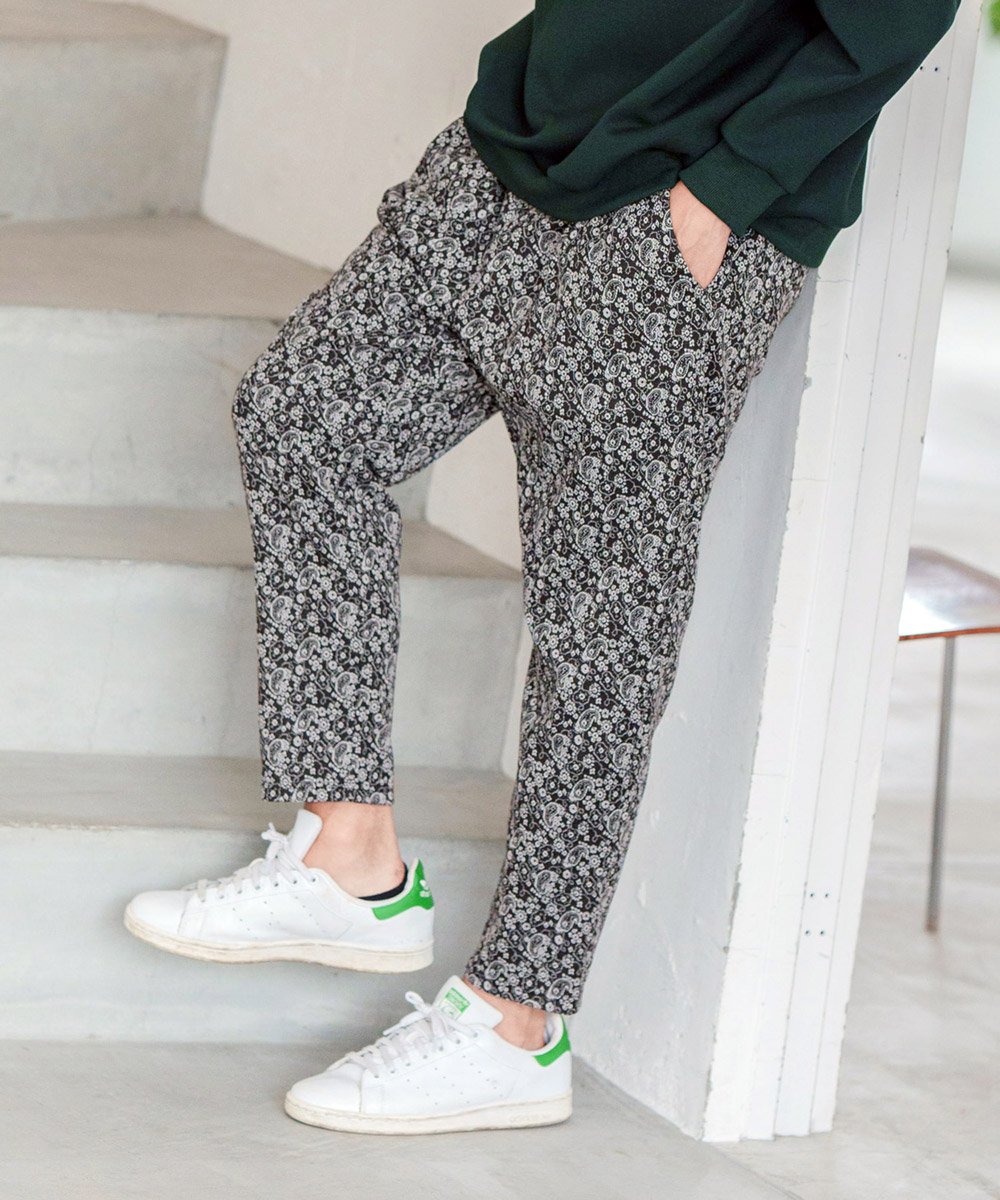 CAMBIO(カンビオ)】Paisley Ponti Balloon Pants パンツ(A22-727cmb