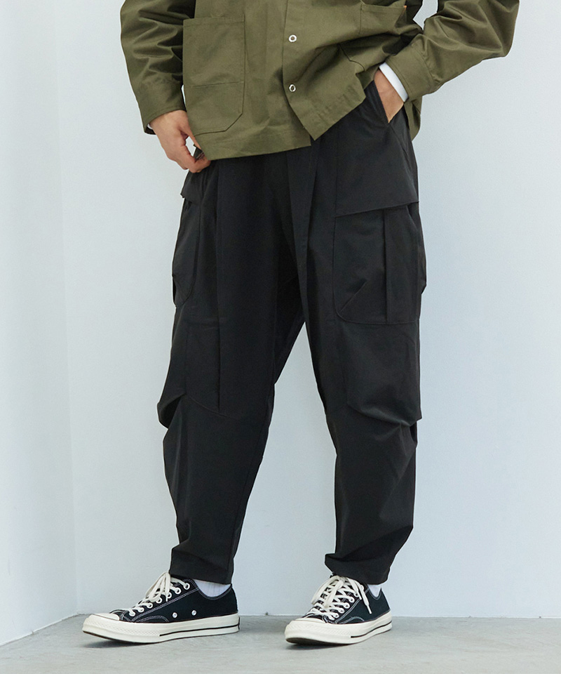 rehacer(レアセル)】 Big Drape Cargo Pants カーゴパンツ(01220500040