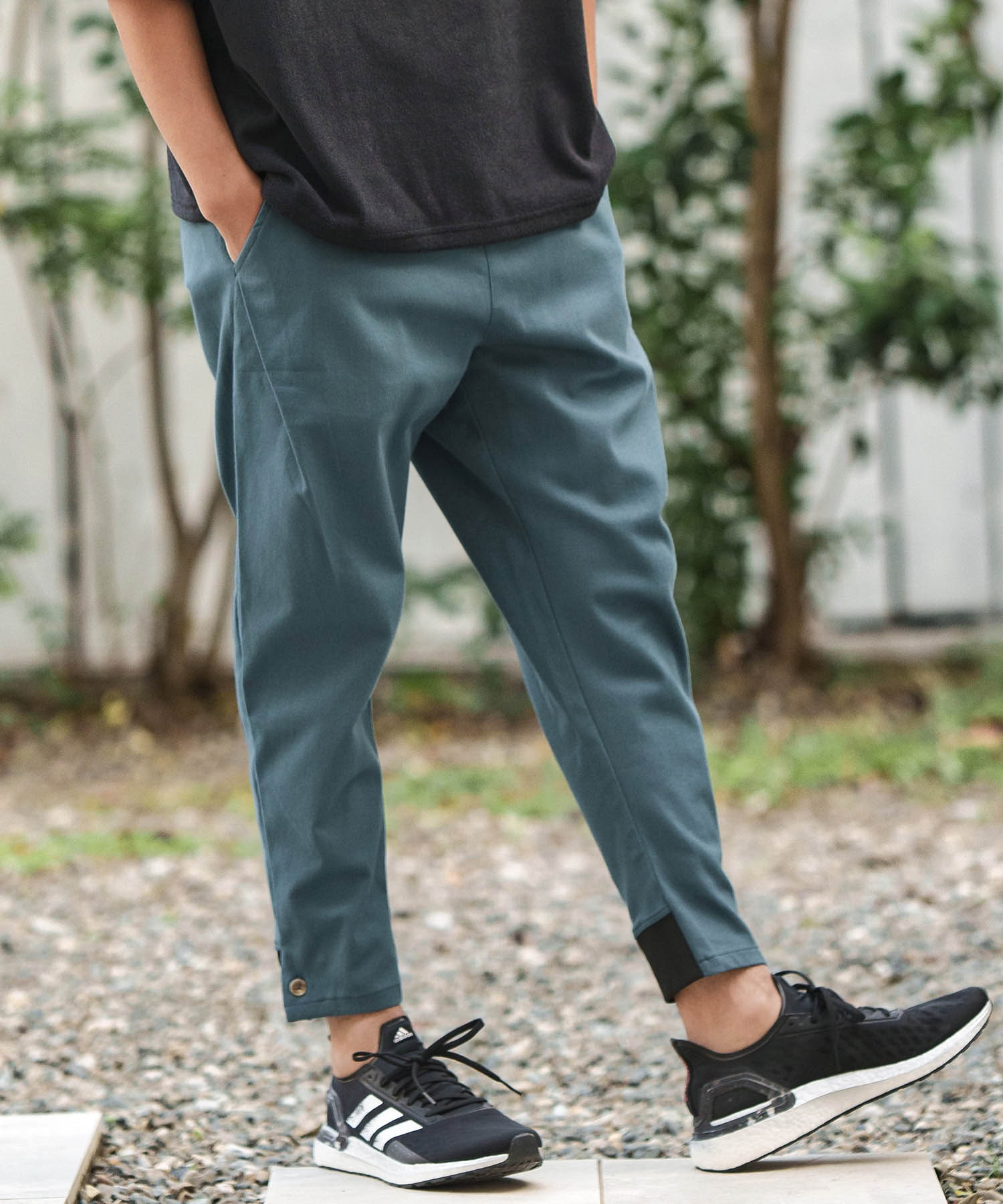 【CAMBIO(カンビオ)】 KATSURAGI Stretch Hem Adjuster Tapered Pants  テーパードパンツ(S82323cmb)