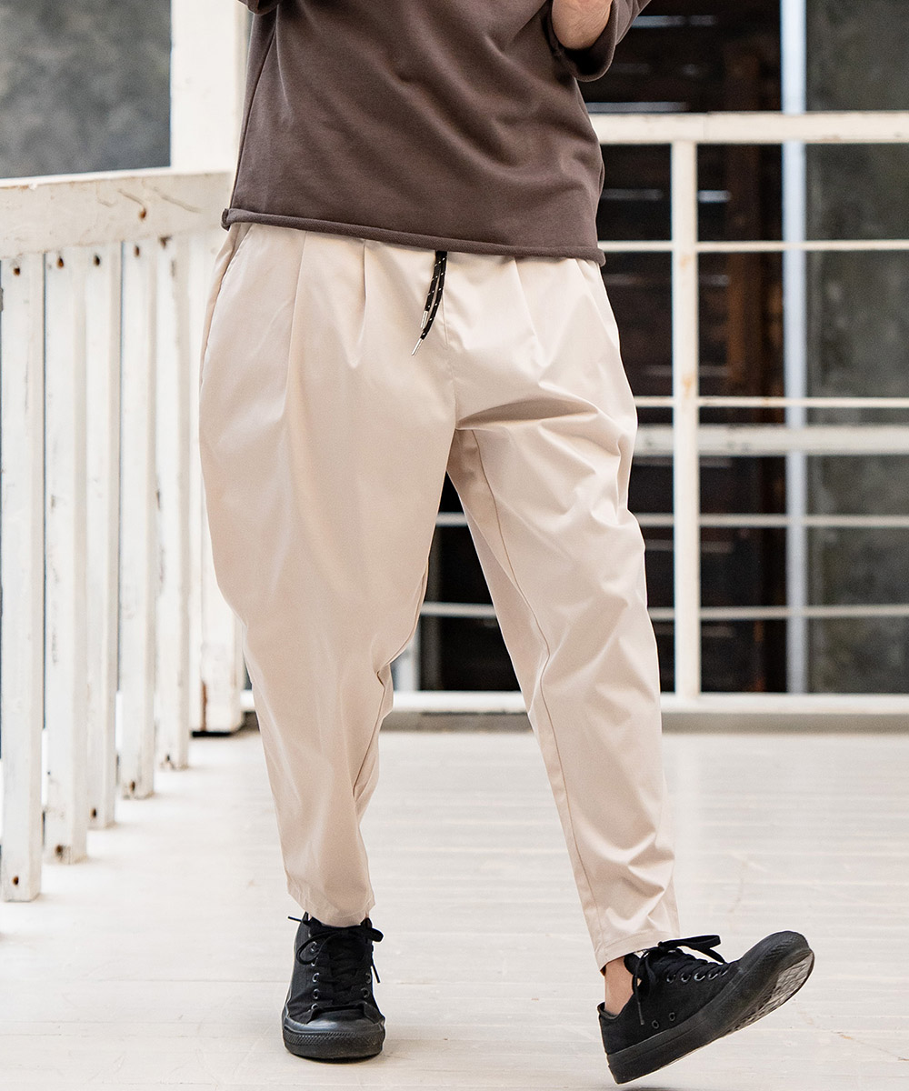 【CAMBIO(カンビオ)】Honeycomb Stretch Soft Sarrouel Tapered