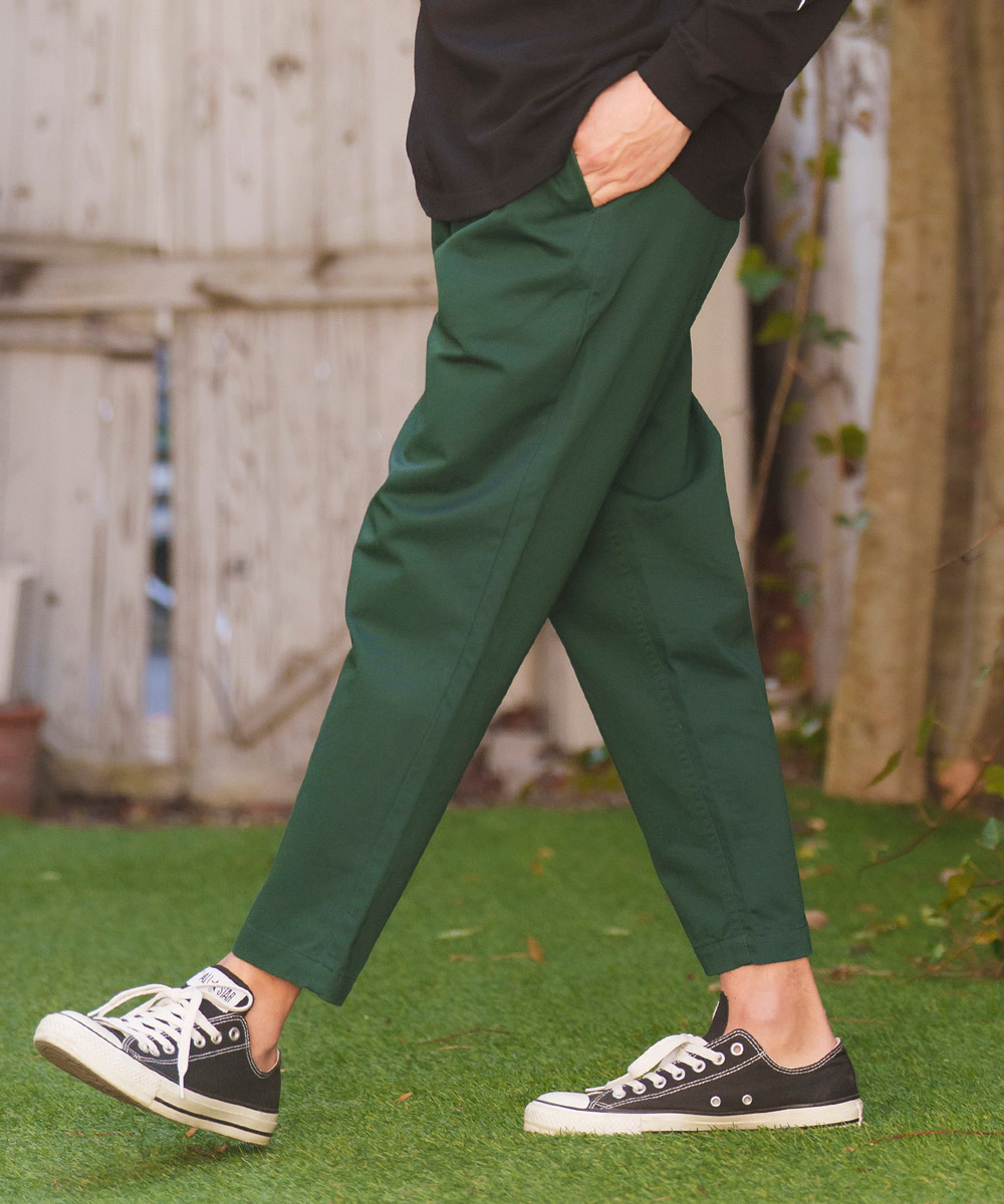 パンツ mp10675- KATSURAGI Stretch Hem Adjuster Tapered Pants